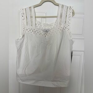 Tuckernuck White Eyelet Women's Blouse studio McGee’s